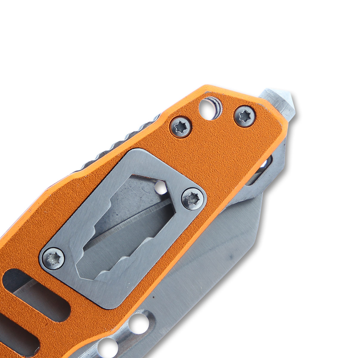 Marbles Orange Rescue Knife 2.75in 440A Stainless Steel Sheepfoot MR558 View 7