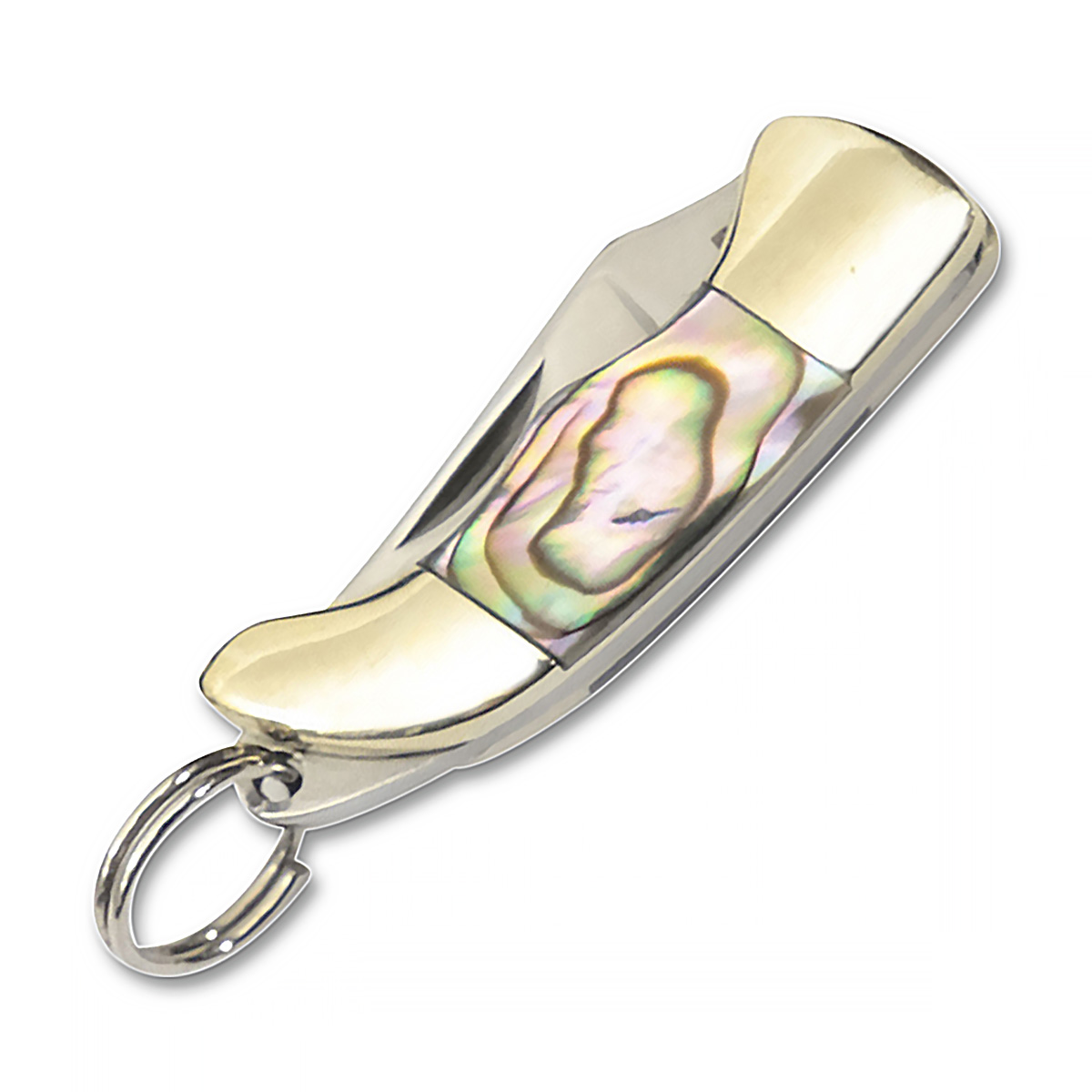 Rough Ryder Tiny Folding Hunter (Mini, Genuine Abalone) RR174 View 6