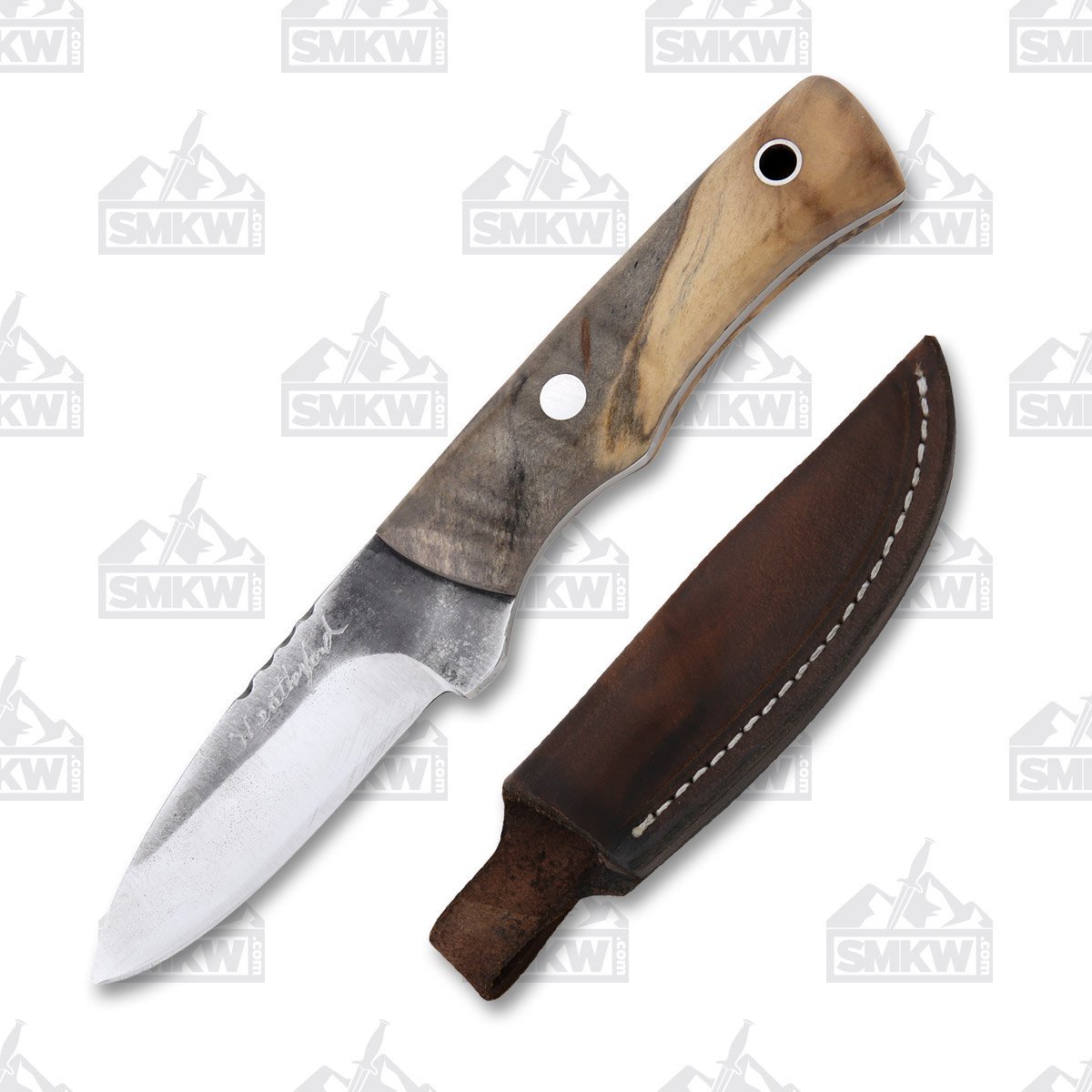 Weatherford Knife Co. Signature Series Medium Buckeye Burl Handle WKC013 View 1