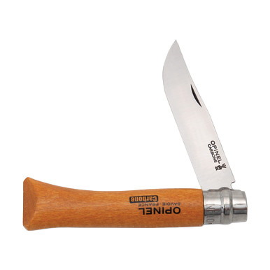 Opinel No. 10 Folding knife Carbon Steel Blade Beechwood Handle OP000403CP View 3