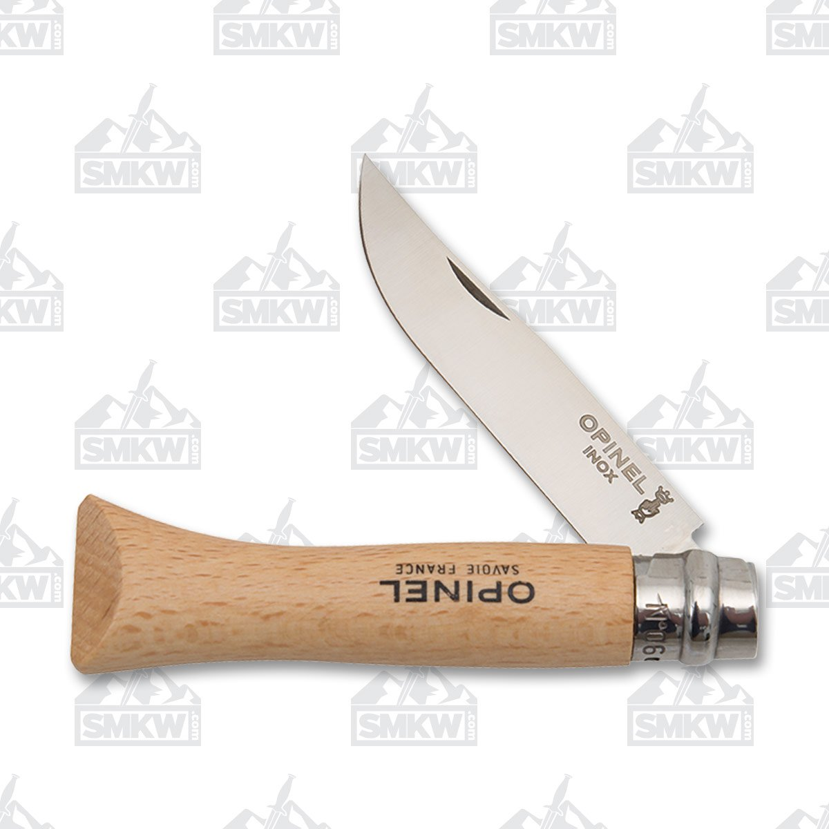 Opinel No.06 Birch Stainless (Clam Pack) OP000404CP View 1