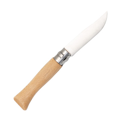 Opinel No.09 Stainless Steel Folding Knife Beechwood OP001254CP View 2