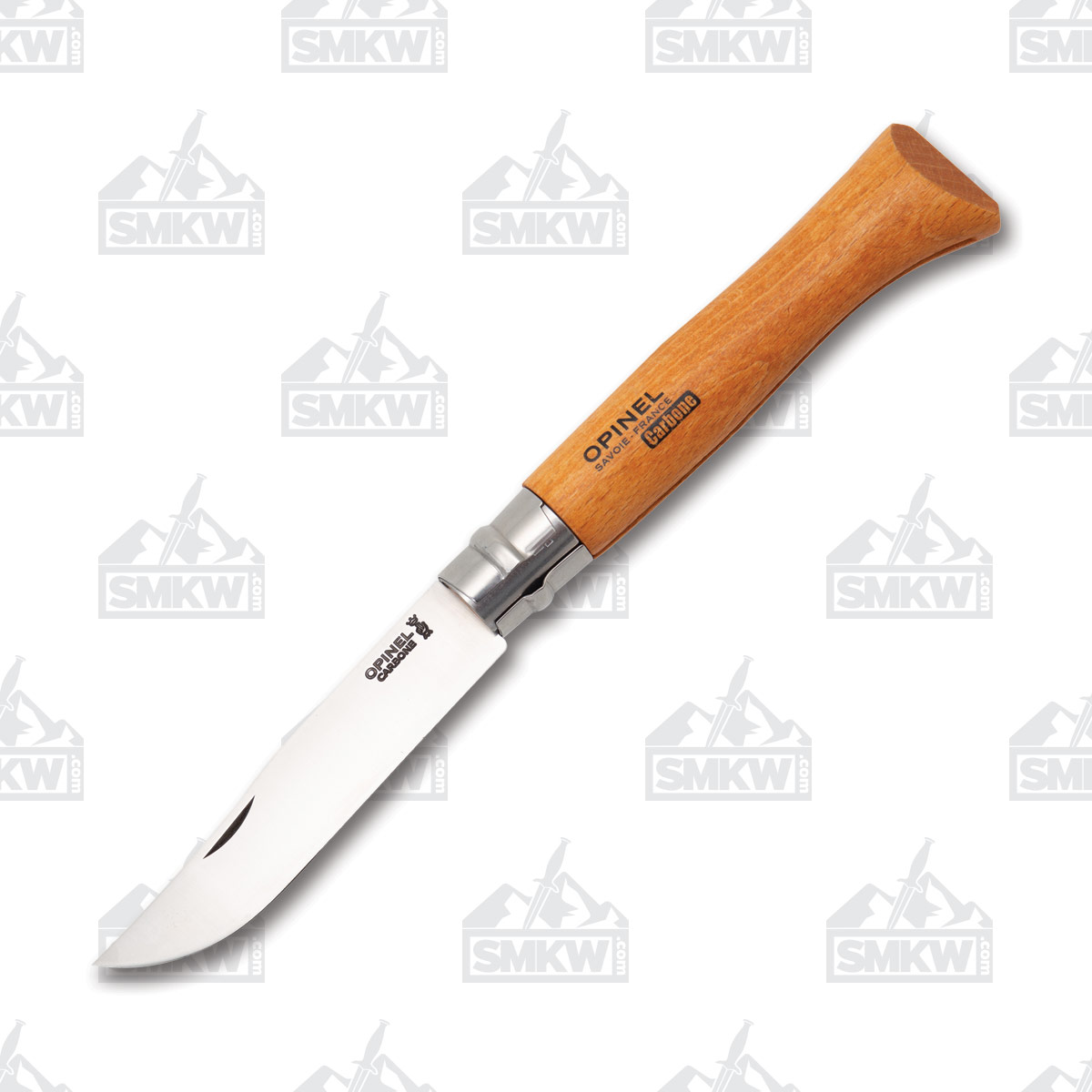 Opinel No.12 Carbone Folding Knife Beechwood OP001256CP View 2