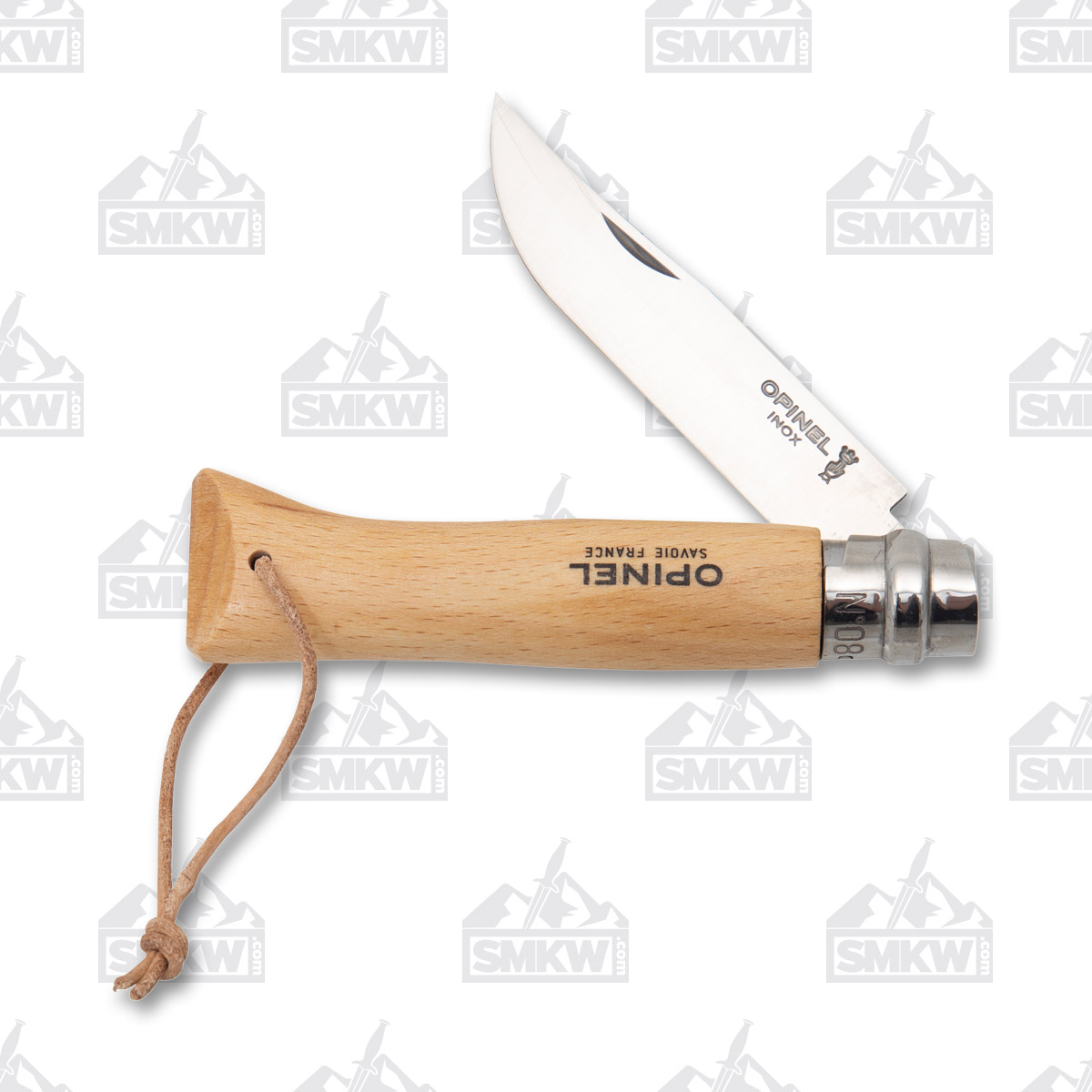 Opinel No. 08 Folding Knife Beechwood Adventurer OP001321 View 2