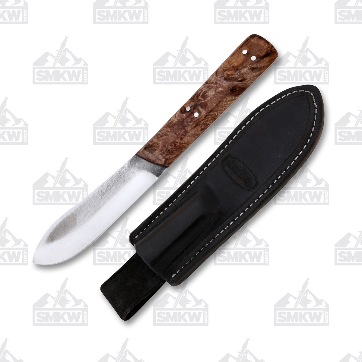 Weatherford Knife Co. Ole Skinner Maple Burl WKC022 View 1