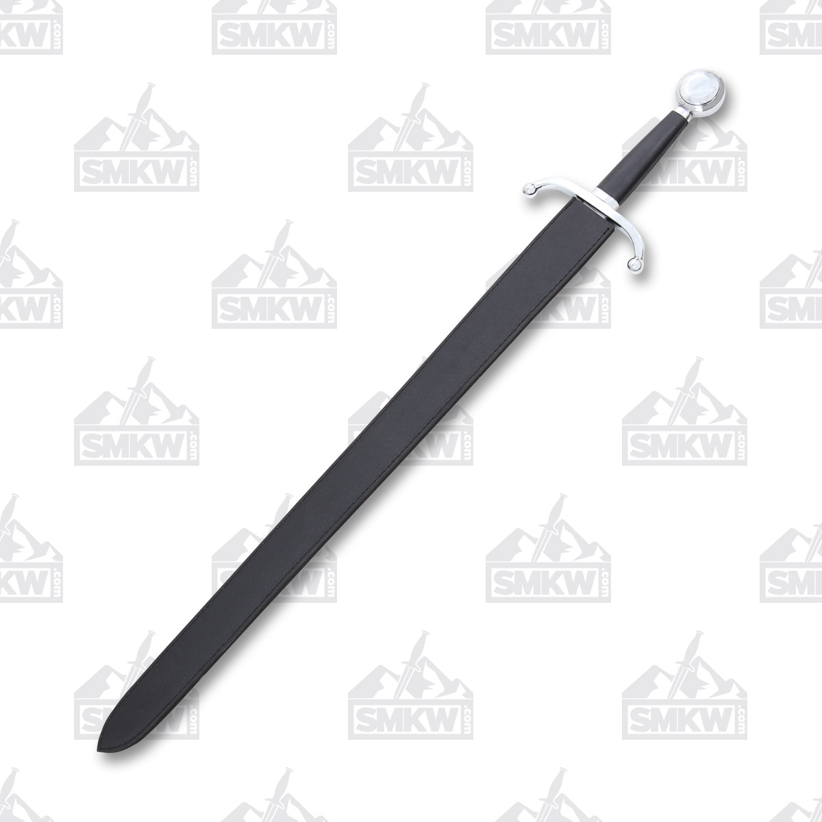 SZCO Supplies Royal Sentry Sword Black Handle 33in Plain Blade 901115 View 2