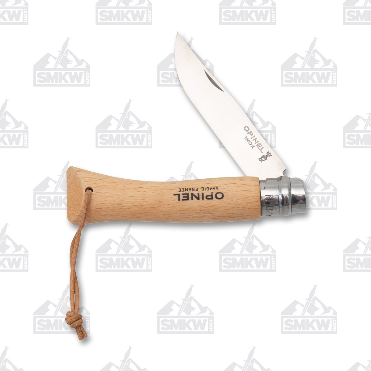 Opinel No 07 Adventurer Folding Knife 3in Plain Edge Beechwood OP001372 View 2