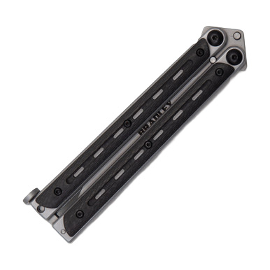 Bradley Cutlery Kimura Balisong Black Carbon Fiber BCC903 View 2