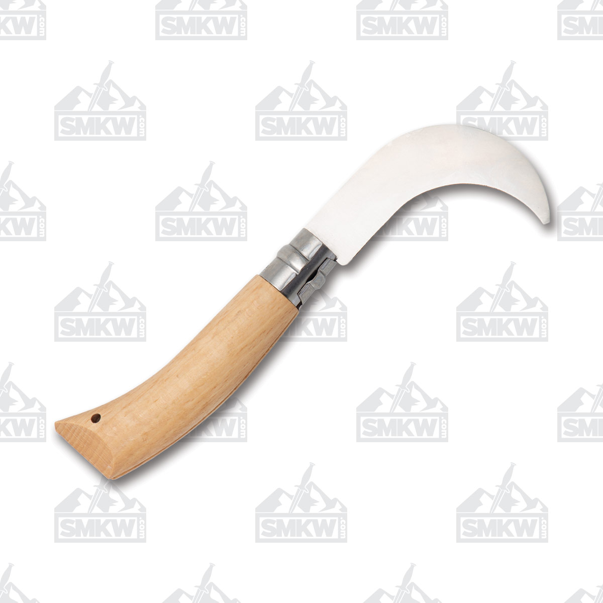 Opinel No 10 Folding Knife 3.25in Plain Beechwood Billhook OP000657CP View 3