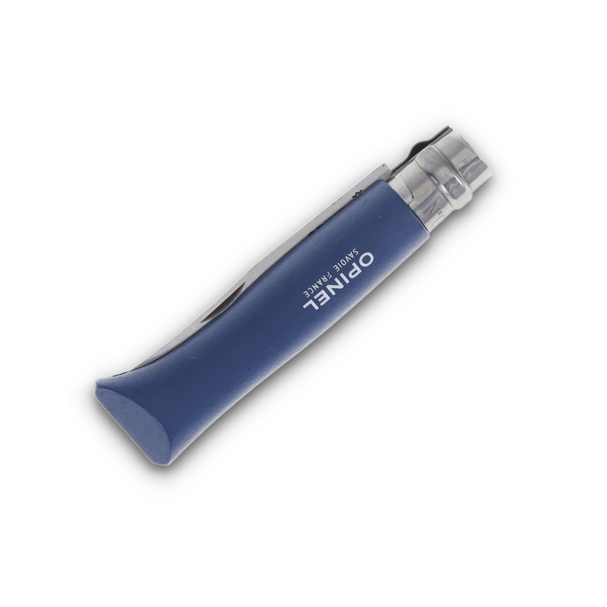 Opinel No 08 Colorama Folding Knife 3.28in Plain Edge Deep Blue Hornbeam OP002263CP View 5