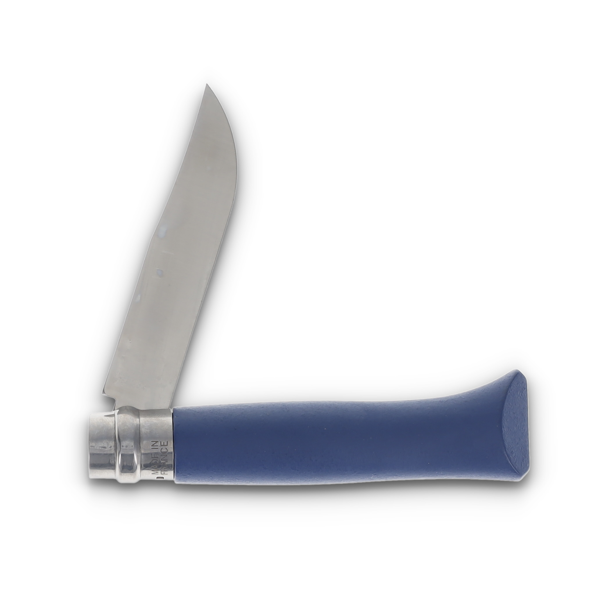 Opinel No 08 Colorama Folding Knife 3.28in Plain Edge Deep Blue Hornbeam OP002263CP View 4