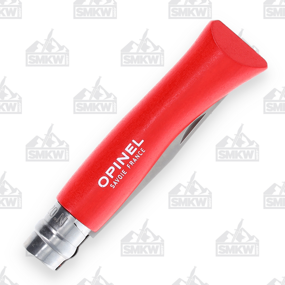 Opinel My First Opinel No 07 Folding Knife 3.5in Plain Edge Red OP001970 View 9