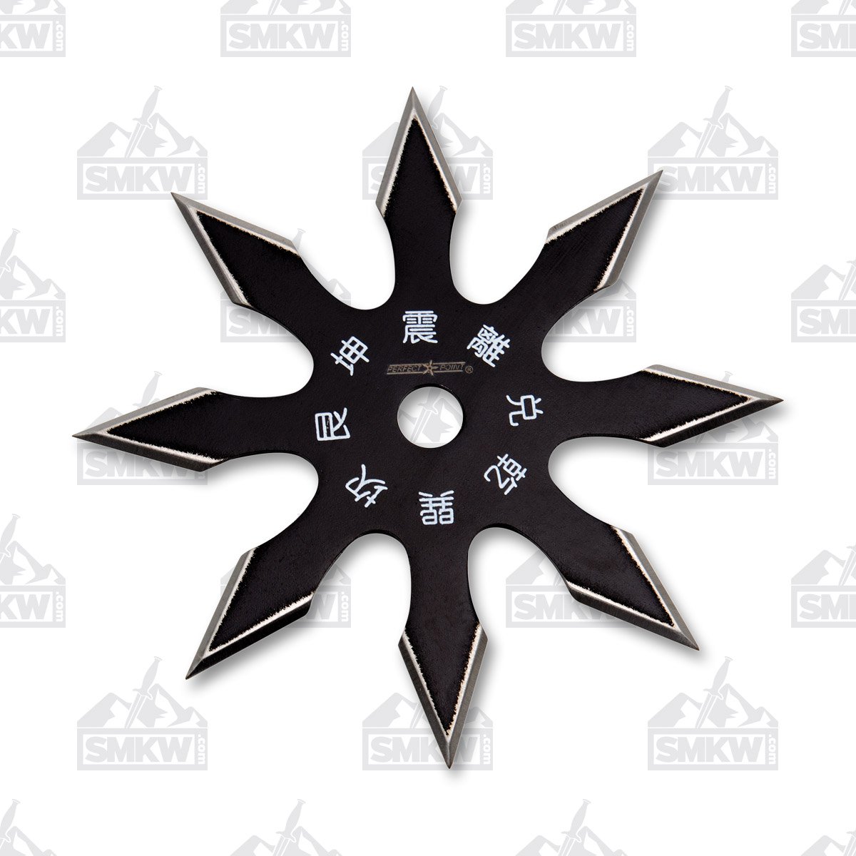 8 Point Throwing Star with Sheath Black MC9021BK View 1
