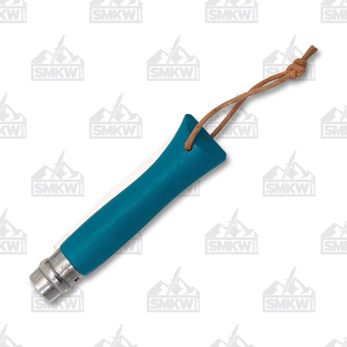 Opinel No 06 Colorama Folding Knife 2.87in Plain Edge Turquoise OP002200 View 5