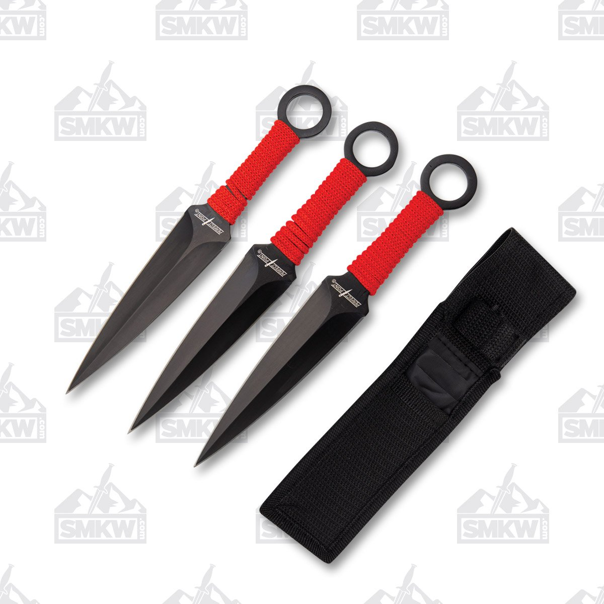 Perfect Point Throwing Knife Red Cord Wrapped Handle MCRC0863R View 1