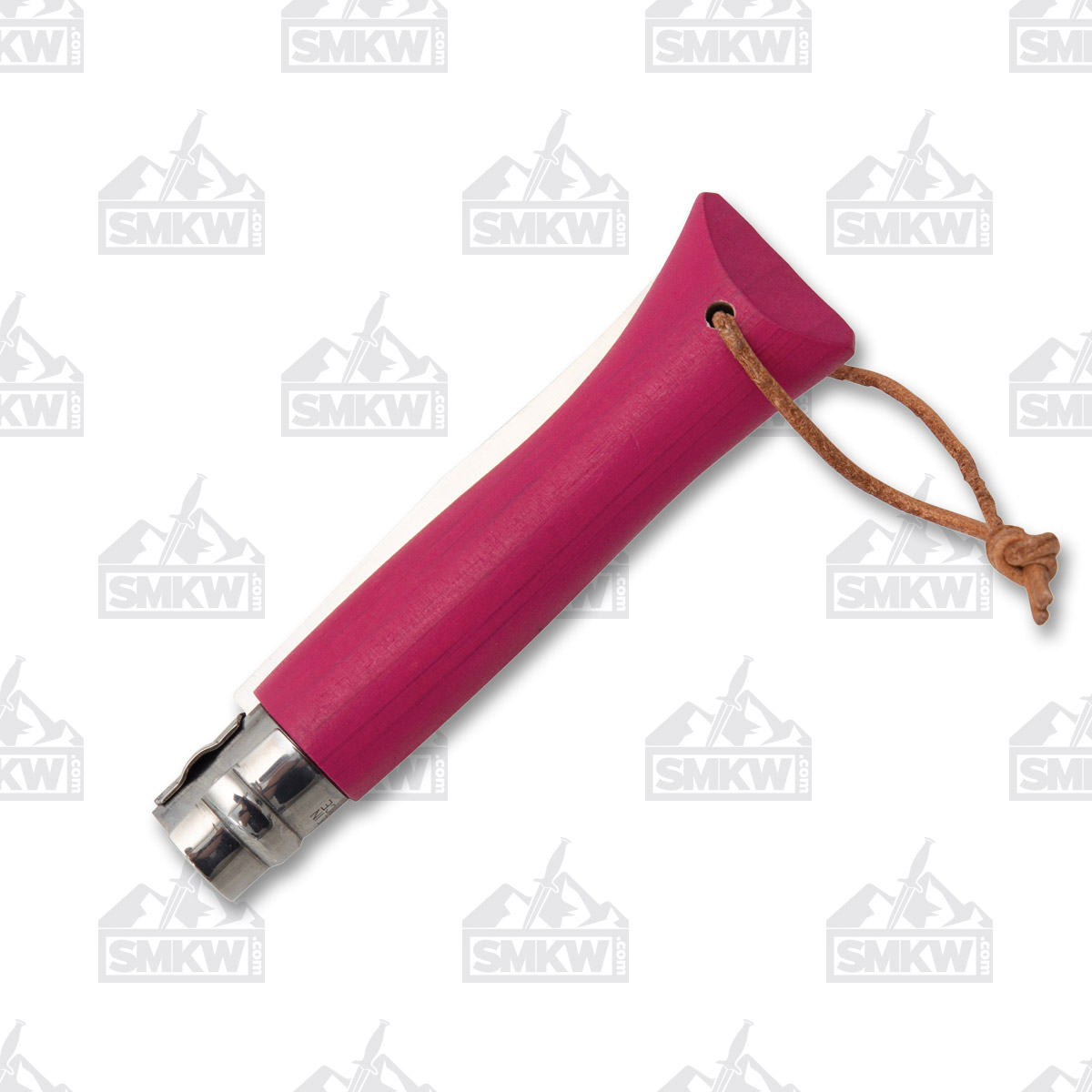 Opinel No 06 Colorama Folding Knife 2.87 in Plain Edge Raspberry OP002201 View 6