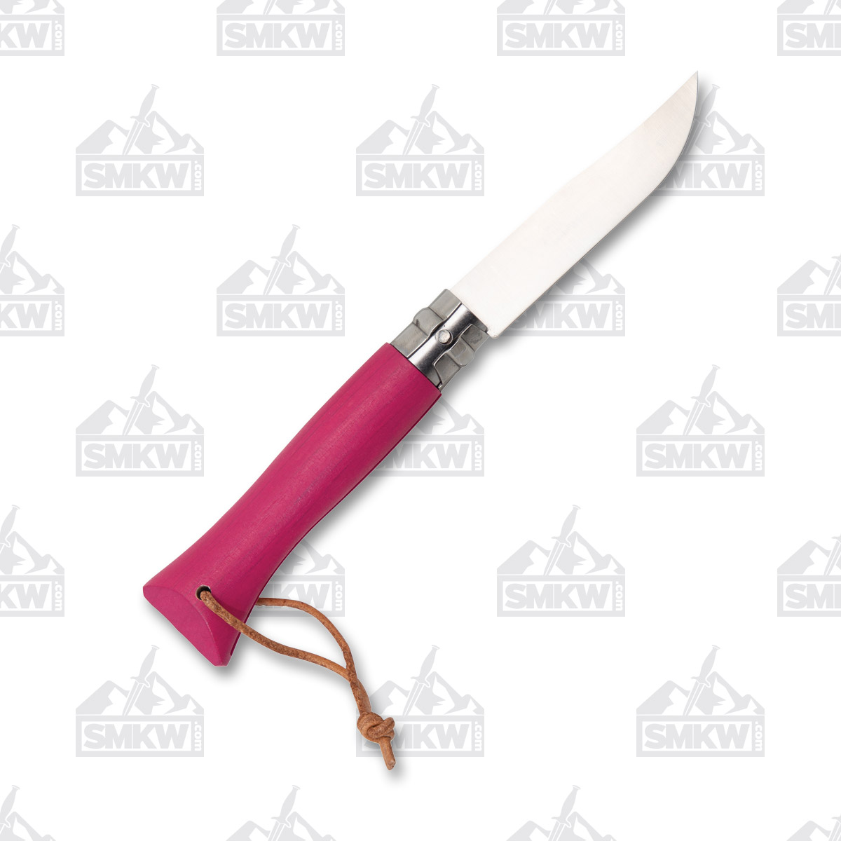 Opinel No 06 Colorama Folding Knife 2.87 in Plain Edge Raspberry OP002201 View 4