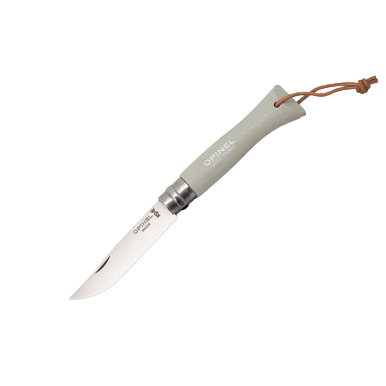 Opinel No.06 Colorama Cloud Gray Stainless Steel Folding Knife OP002202 View 1