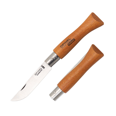 Opinel No.05 Folding Knife Beechwood View 1