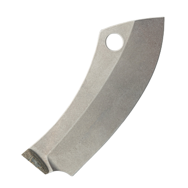 White River Camp Cleaver OD Green Micarta View 9