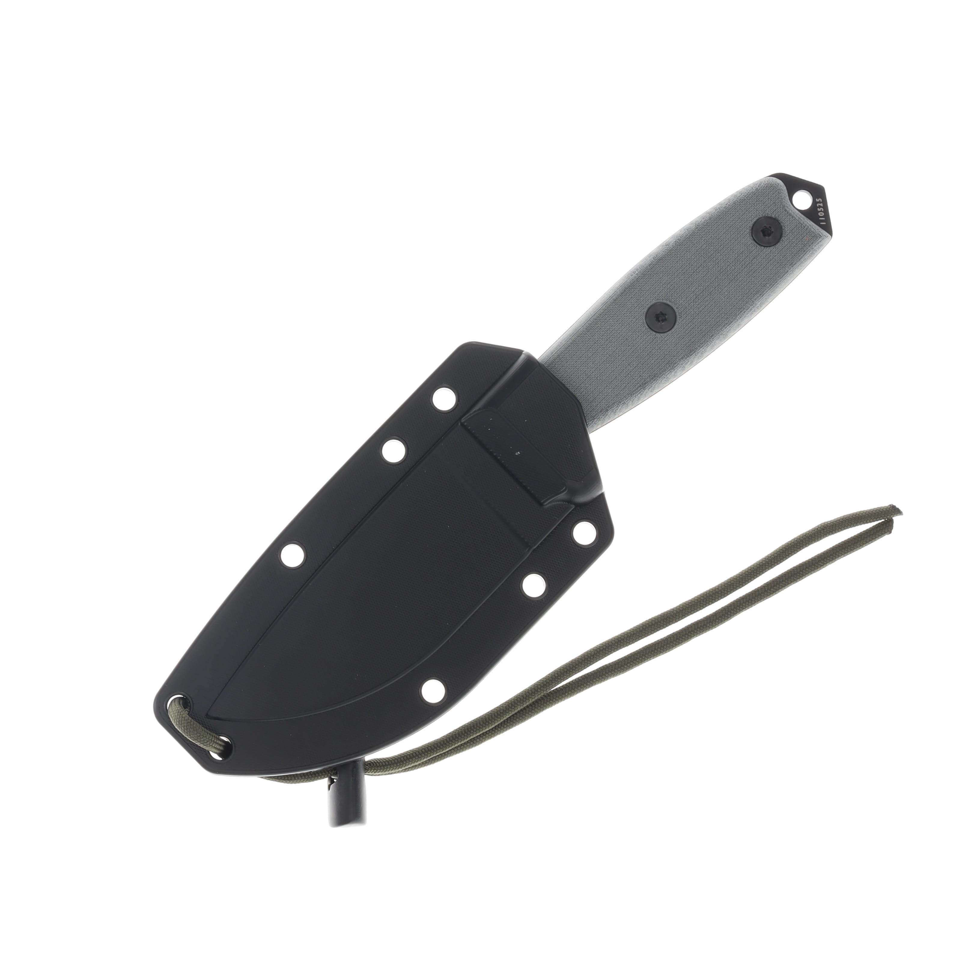 ESEE 3S MB B Fixed Blade Knife 3.88in Partially Serrated Micarta ESEE3SMBB View 3