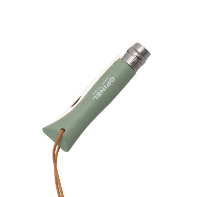 Opinel No. 06 Colorama Folding Knife Sage with Lanyard OP002203 View 5