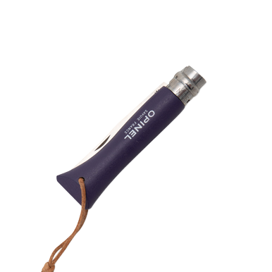 Opinel No 06 Colorama Folding Knife 2.87in Plain Edge Purple Hornbeam View 4