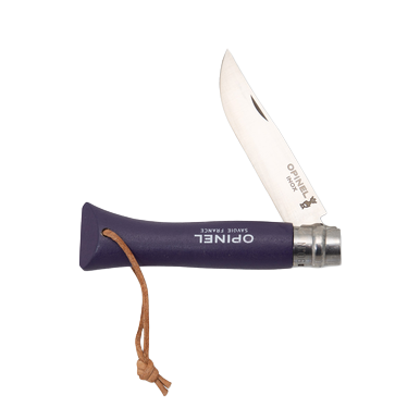 Opinel No 06 Colorama Folding Knife 2.87in Plain Edge Purple Hornbeam View 3
