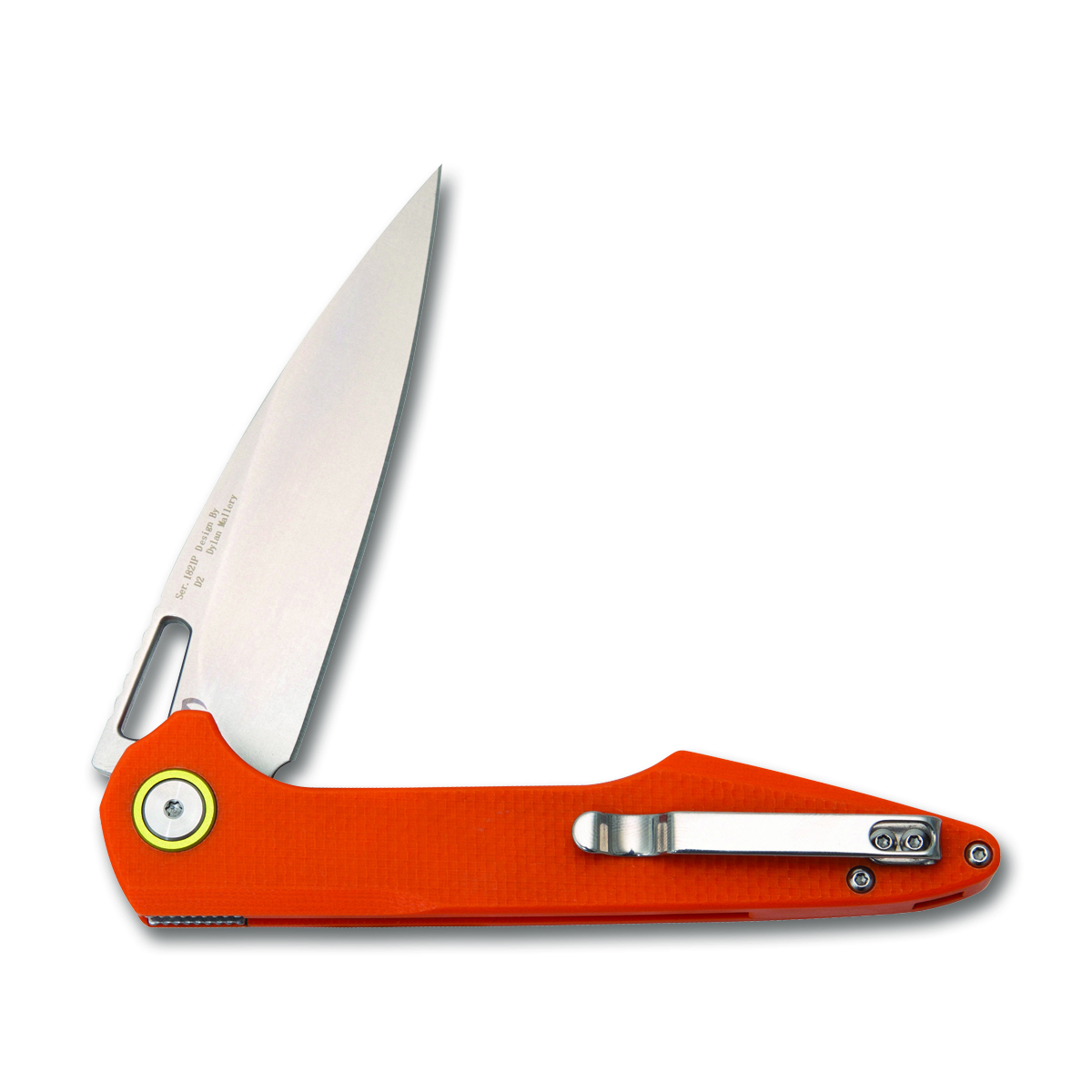 Artisan Cutlery Archaeo Folding Knife Orange ATZ1821POEF View 4