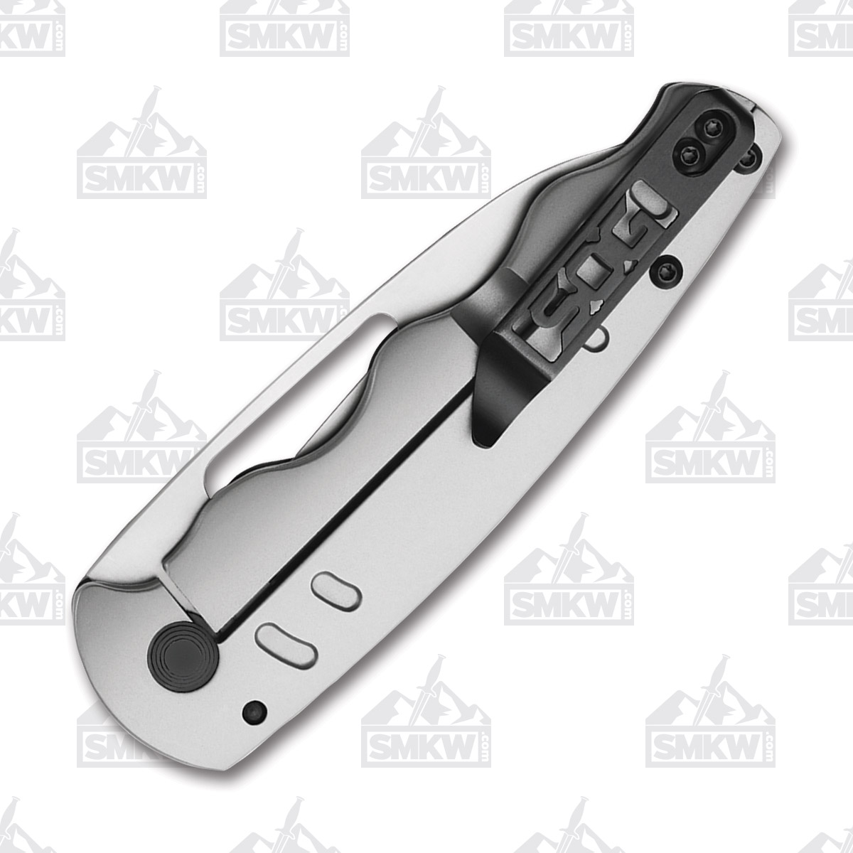 SOG Escape FL Folding Knife 3 Inch Plain Satin Sheepsfoot SOG1452 View 5