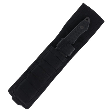 Spartan Blades Ronin Shinto Fixed Blade Knife 5.63in S45VN Black Recurve SB47BKBKNLBK View 9