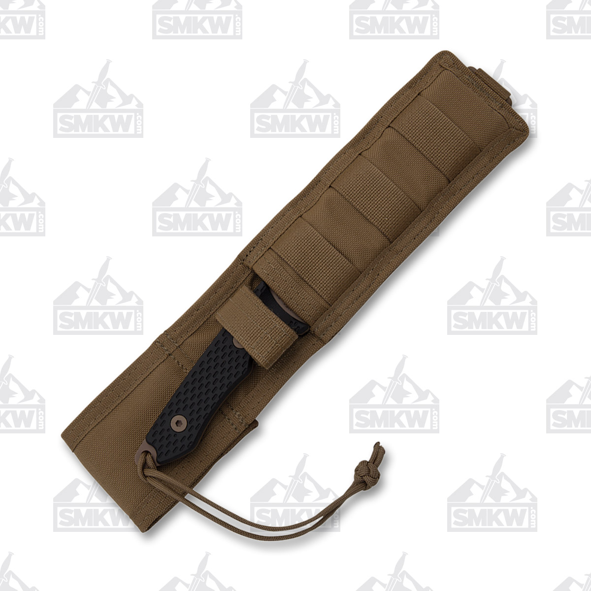 Spartan Blades Ronin Shinto Fixed Blade Coyote Brown PVD S45VN/Black Canvas Micarta with Nylon Sheath SB47DEBKNLTN View 2