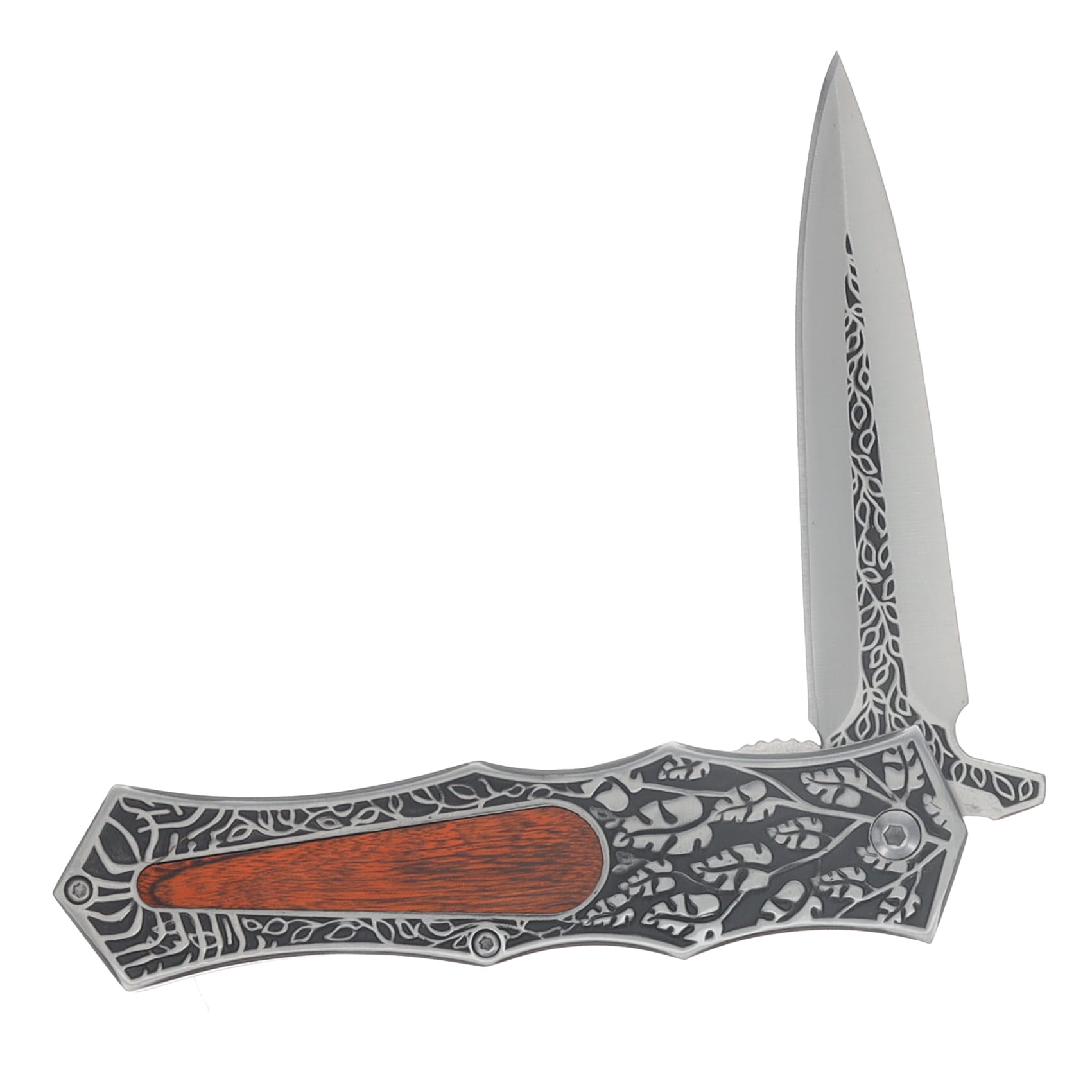 Frost Sharps Cutlery Spring-Assisted Forest Leaf Linerlock FRSHP128 View 3
