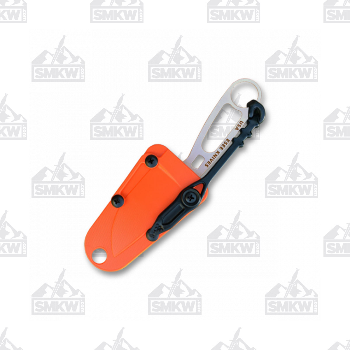 ESEE Imlay Rescue Fixed Blade Knife with Orange Injection Molded Sheath ESEEIMLAYOR View 2
