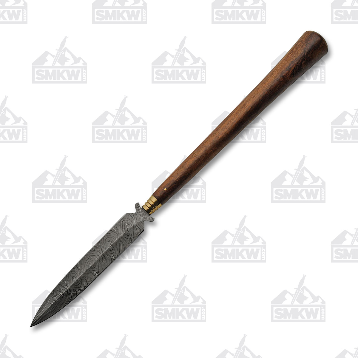 SZCO Supplies Damascus Steel Spear Fixed Blade 21in Overall DM5012 View 2