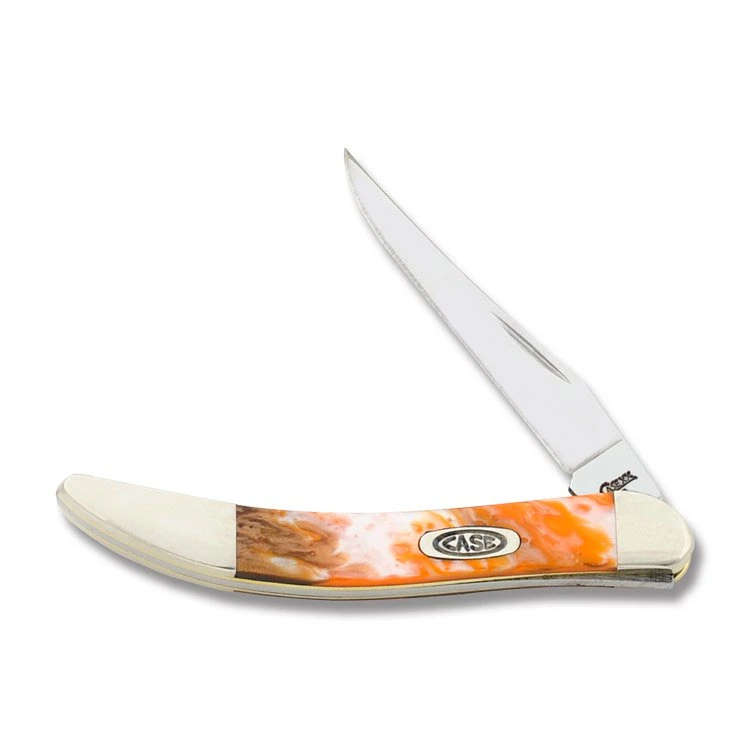 Case Small Texas Toothpick Folding Knife Oktoberfest Corelon CA910096OF View 1
