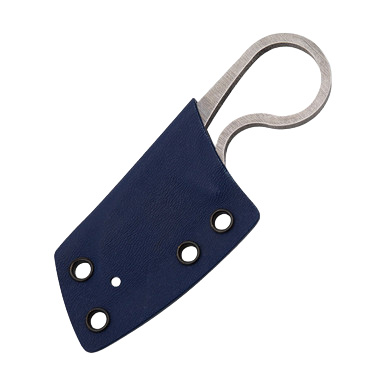 Battle Horse Rat Tail Fixed Blade Knife Blue View 3