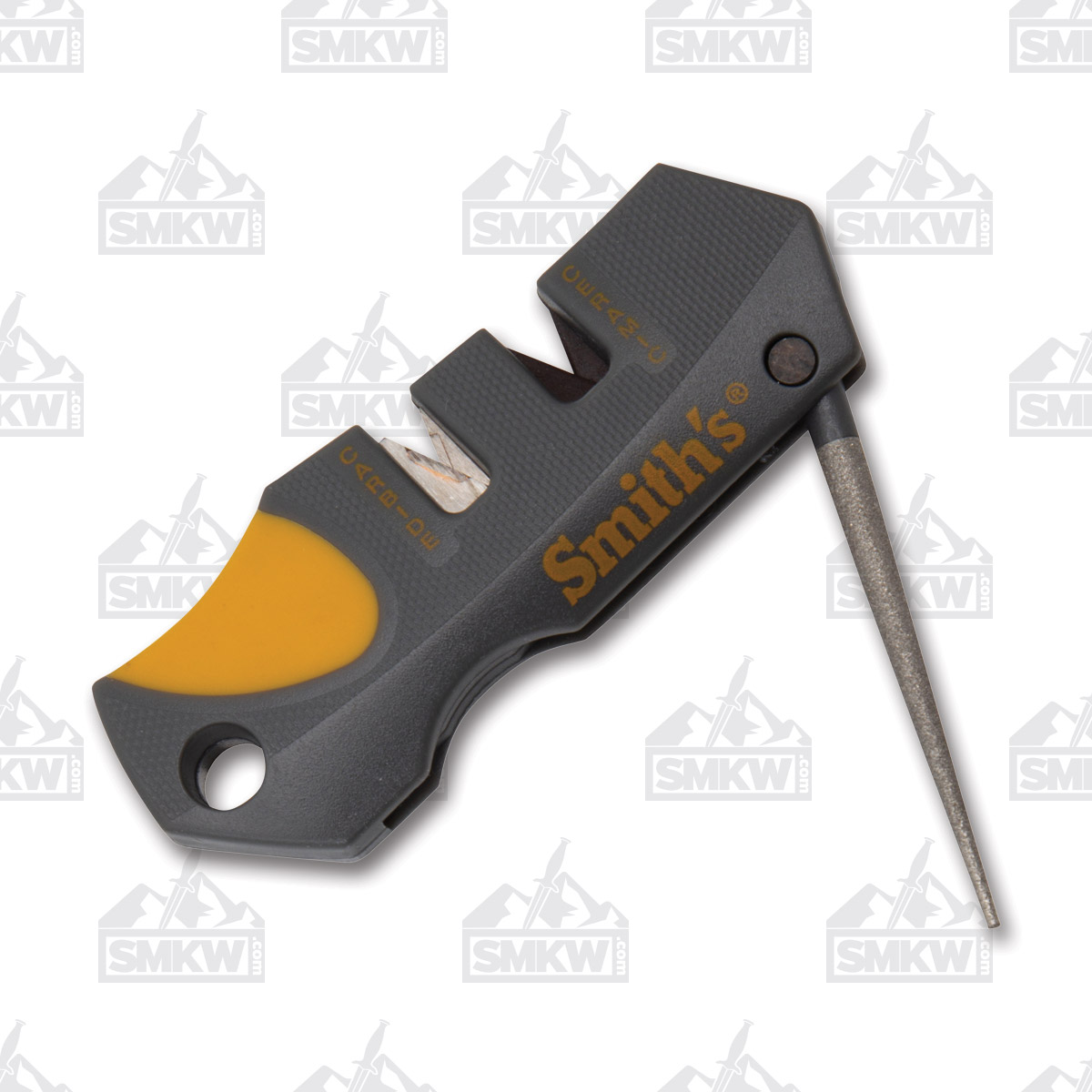 Smith's Pocket Pal Knife Sharpener Gray & Yellow SA50918 View 5