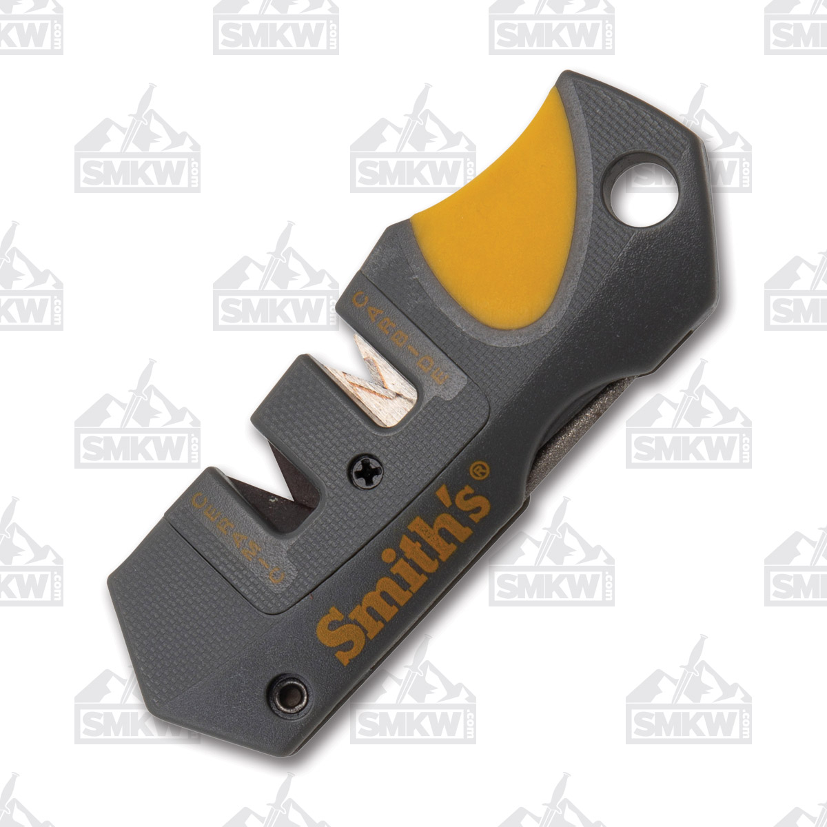 Smith's Pocket Pal Knife Sharpener Gray & Yellow SA50918 View 2
