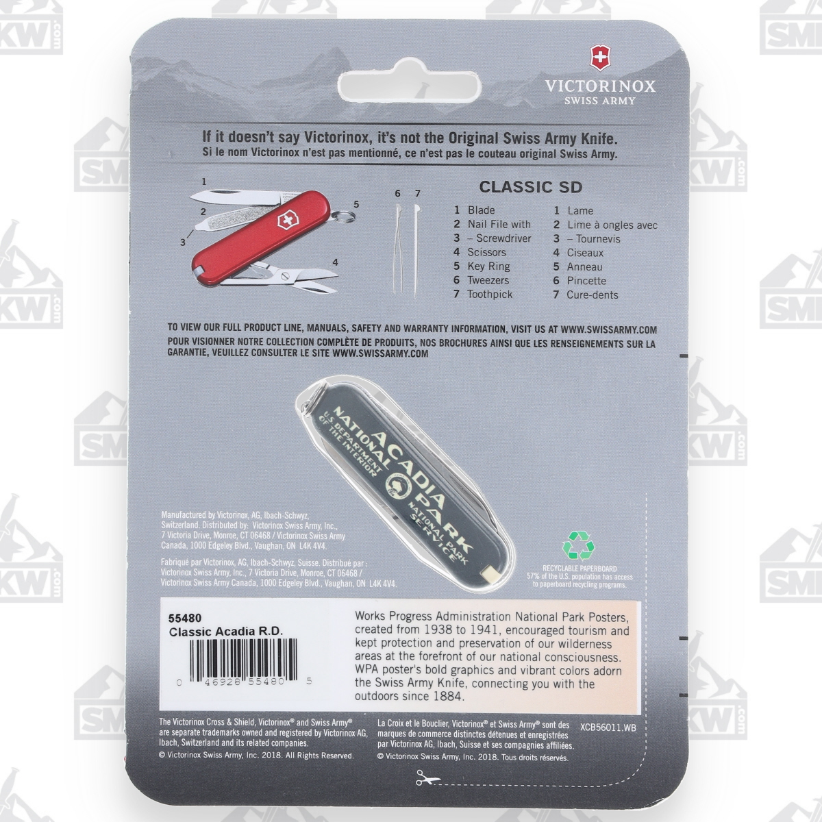 Victorinox Classic SD Swiss Army Knife Acadia National Park V55480 View 8