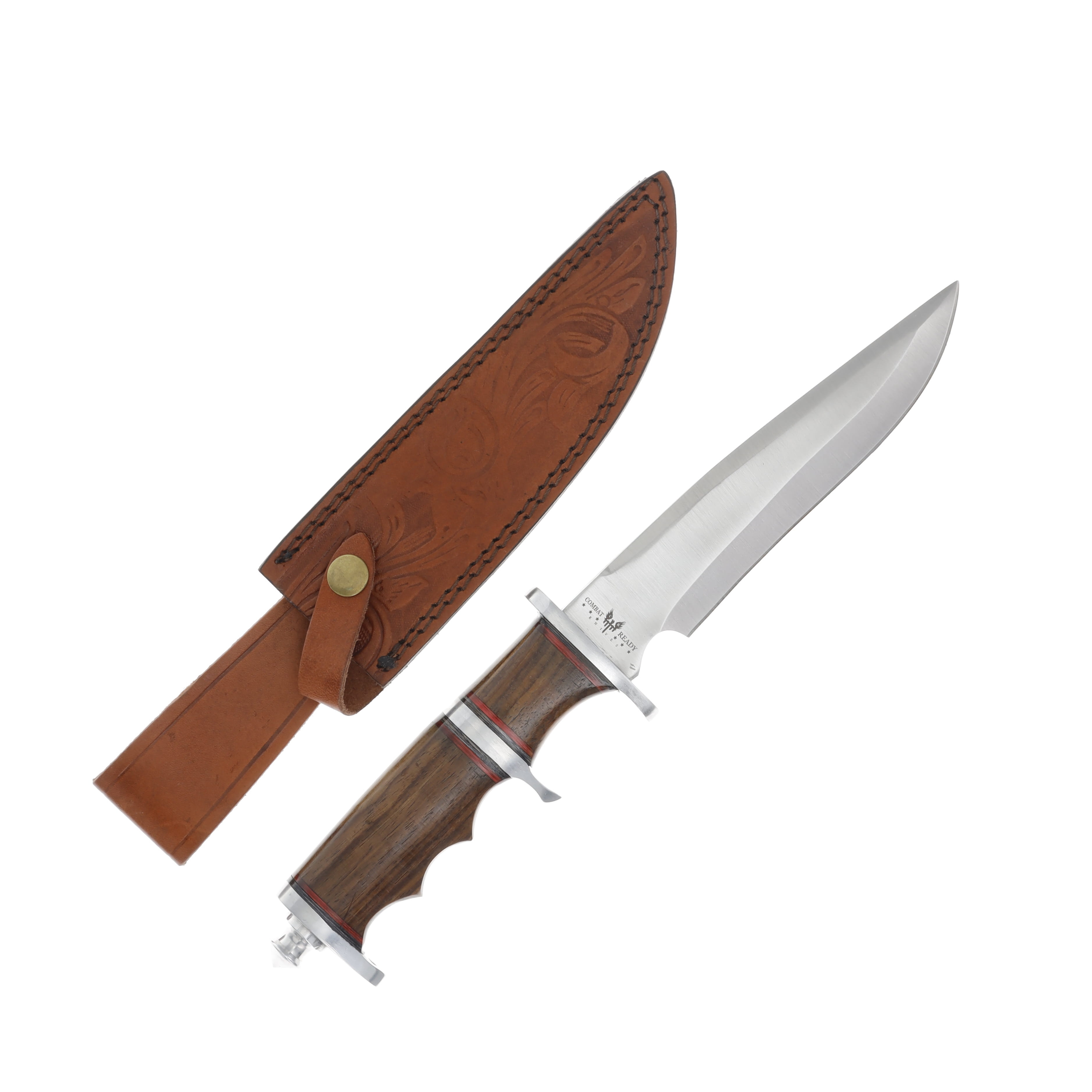 Combat Ready Sub-Hilt Fighter Fixed Blade Knife 7in Satin Clip Point CBR111 View 2