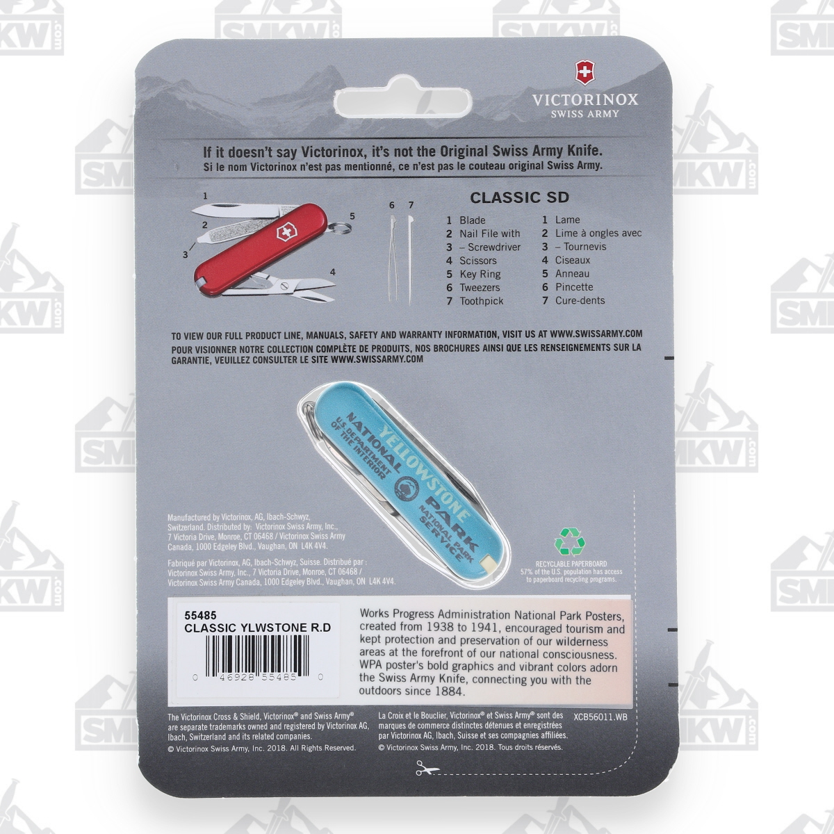Victorinox Classic SD Swiss Army Knife Yellowstone National Park V55485 View 7