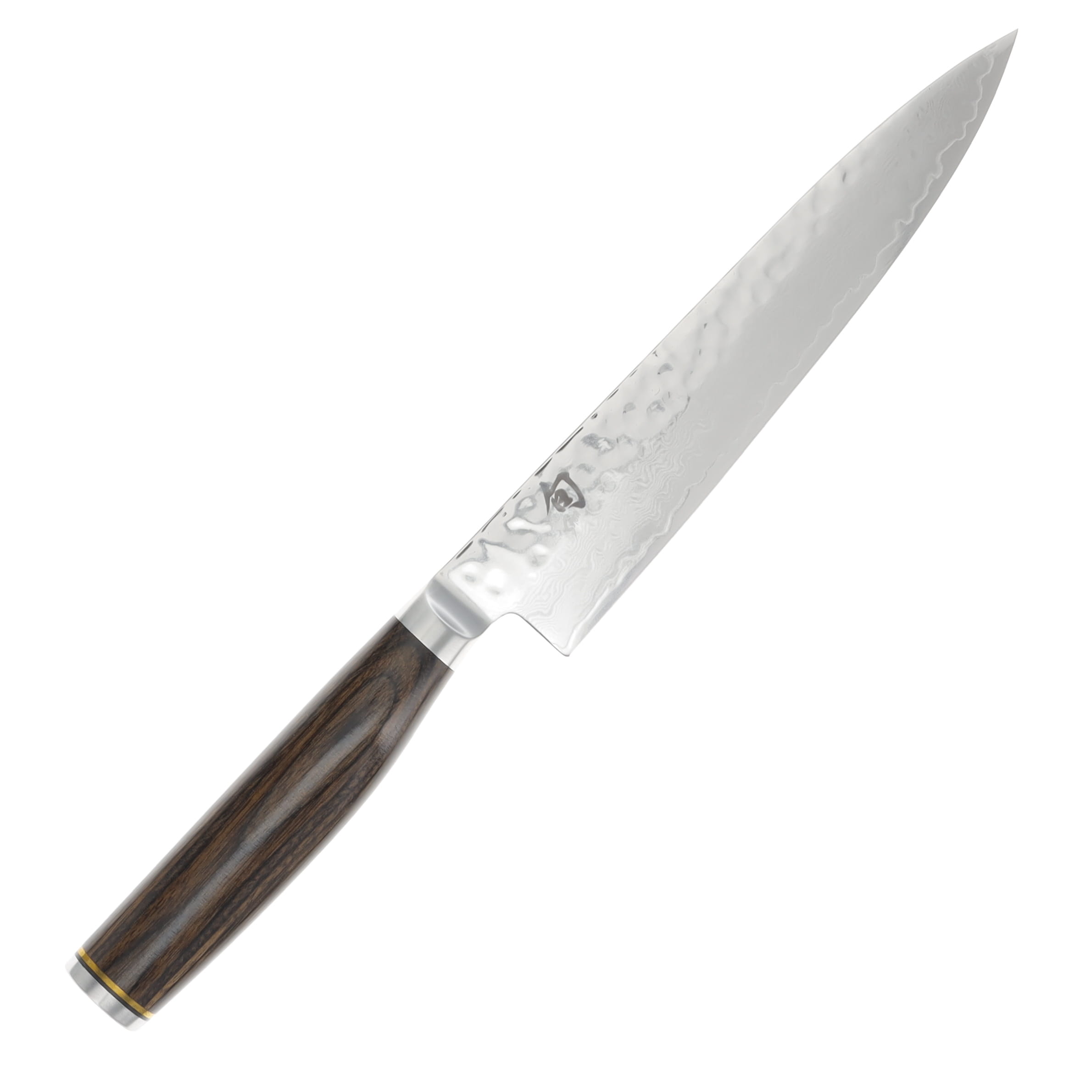 Shun Cutlery Premier Utility Knife Damascus VG-MAX Drop Point/Walnut Pakkawood STDM0701 View 2