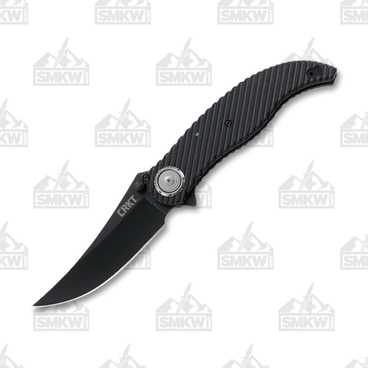 CRKT Clever Girl | Folding Knife with Black PVD Coating | Smoky