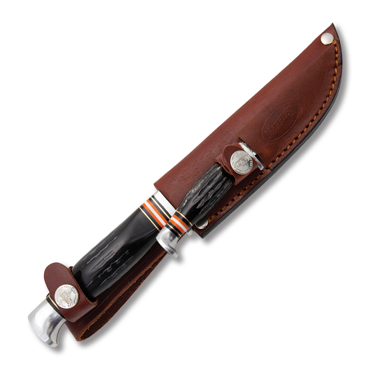 Marbles Grooved Horn Skinner Fixed Blade Knife Combo MR454 View 4