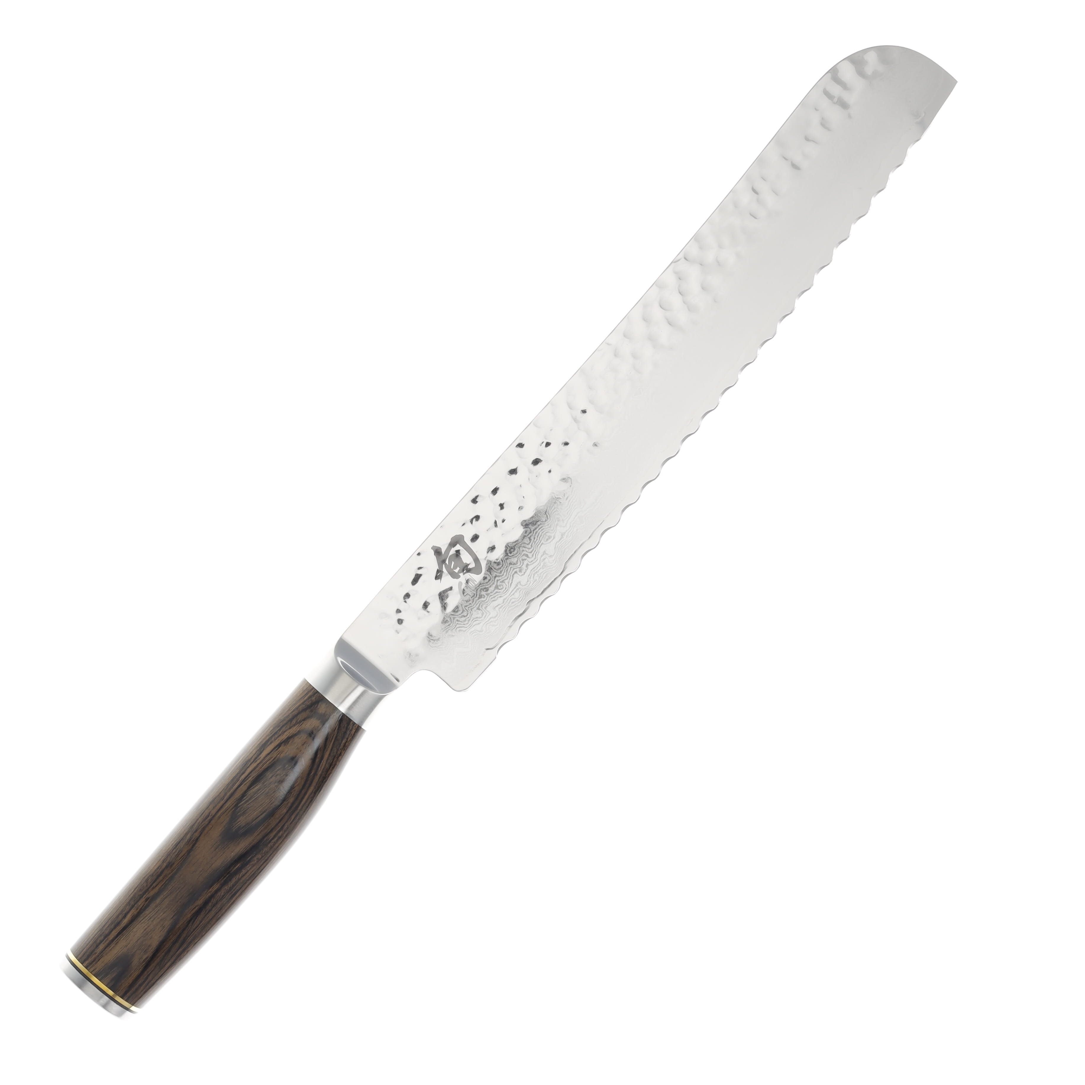 Shun Premier Pakkawood 9in Bread Knife VG-MAX Damascus Blade STDM0705 View 2