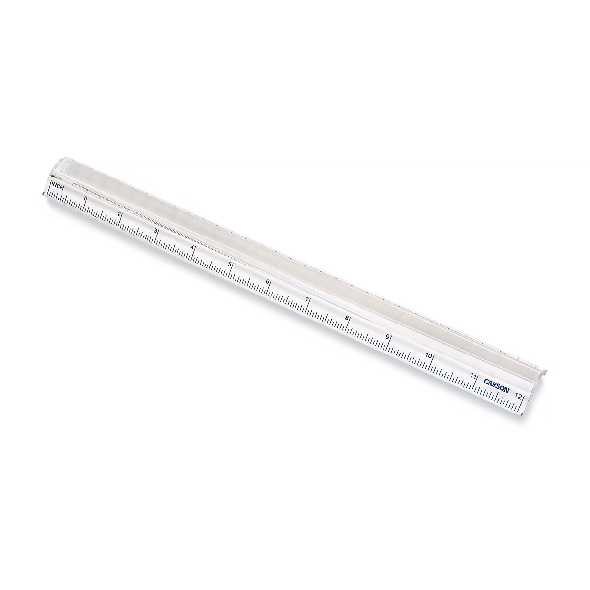Carson Optical MagniRule 12in Ruler with Built-In 1.5x Magnifier MR20RULE View 1