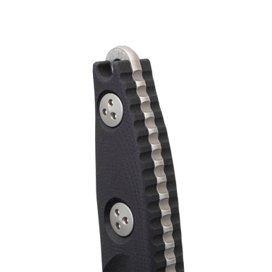 Microtech SOCOM Alpha Mini Tanto Fixed Blade Knife (S/E Stonewash | Black) View 6