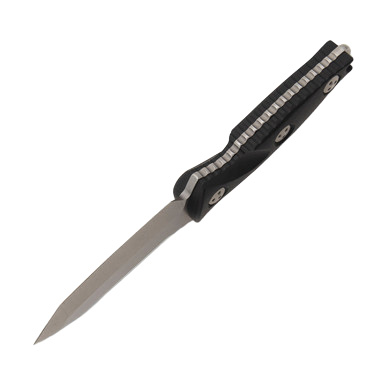 Microtech SOCOM Alpha Mini Tanto Fixed Blade Knife (S/E Stonewash | Black) View 5