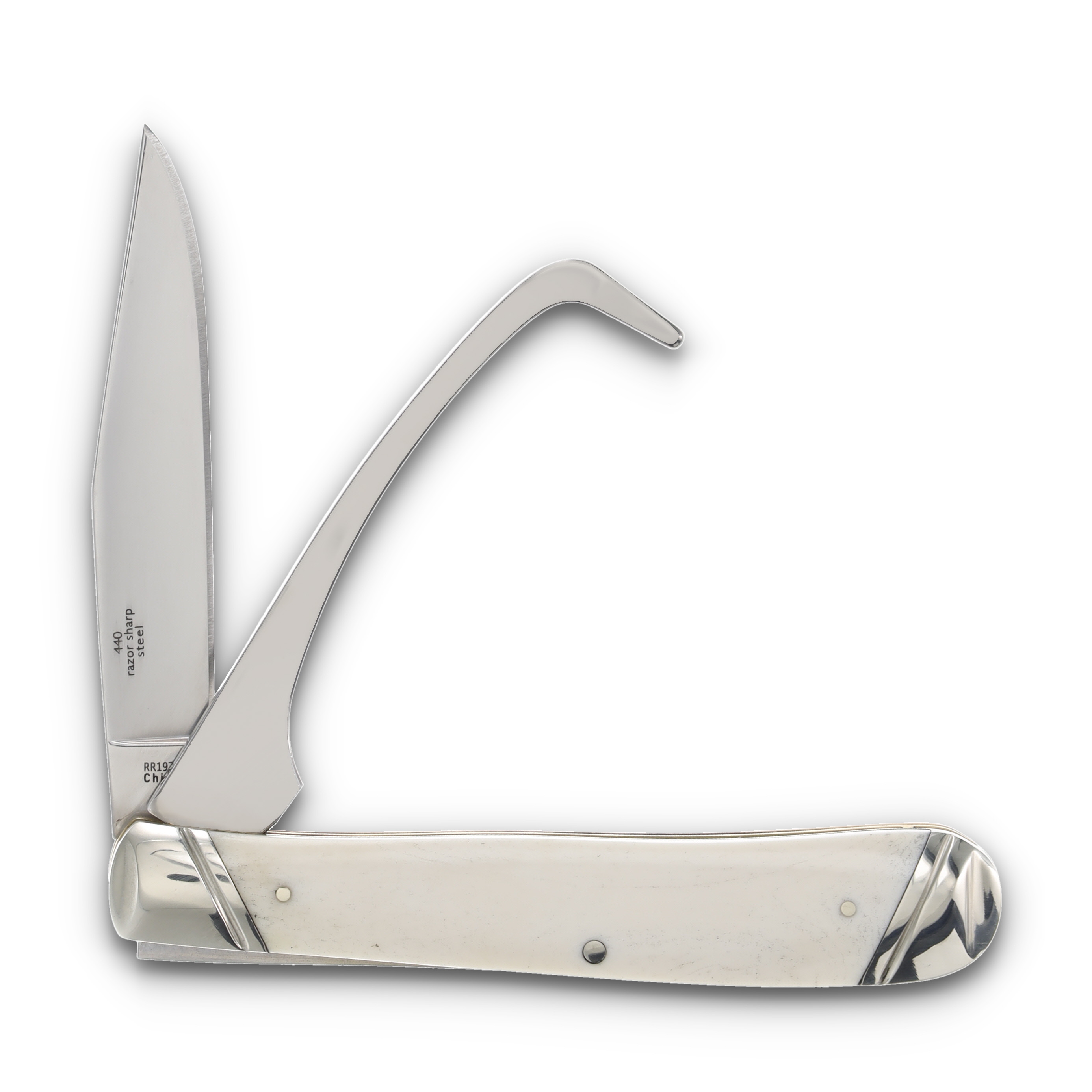 Rough Ryder Natural Bone Equestrian Trapper RR1972 View 2